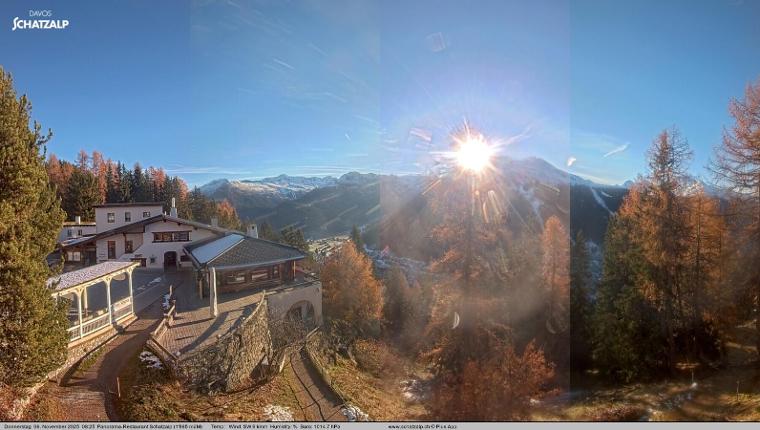 Webcam Davos Jakobshorn: Jschalp Richtung Schatzalp