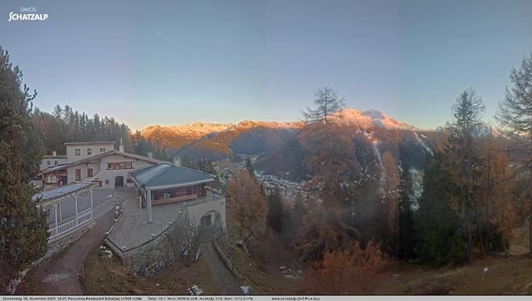 Webcam Davos Jakobshorn: Jschalp Richtung Schatzalp