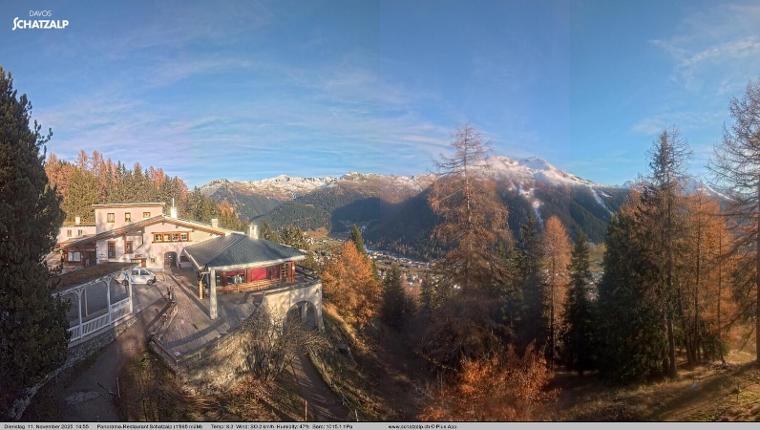 Webcam Davos Jakobshorn: Jschalp Richtung Schatzalp