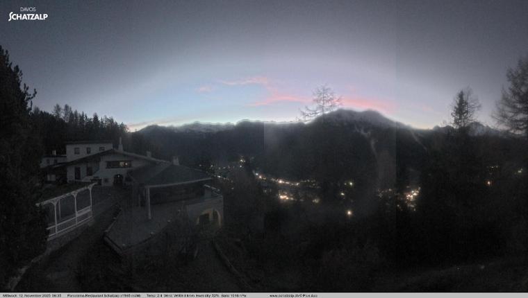 Webcam Davos Jakobshorn: Jschalp Richtung Schatzalp