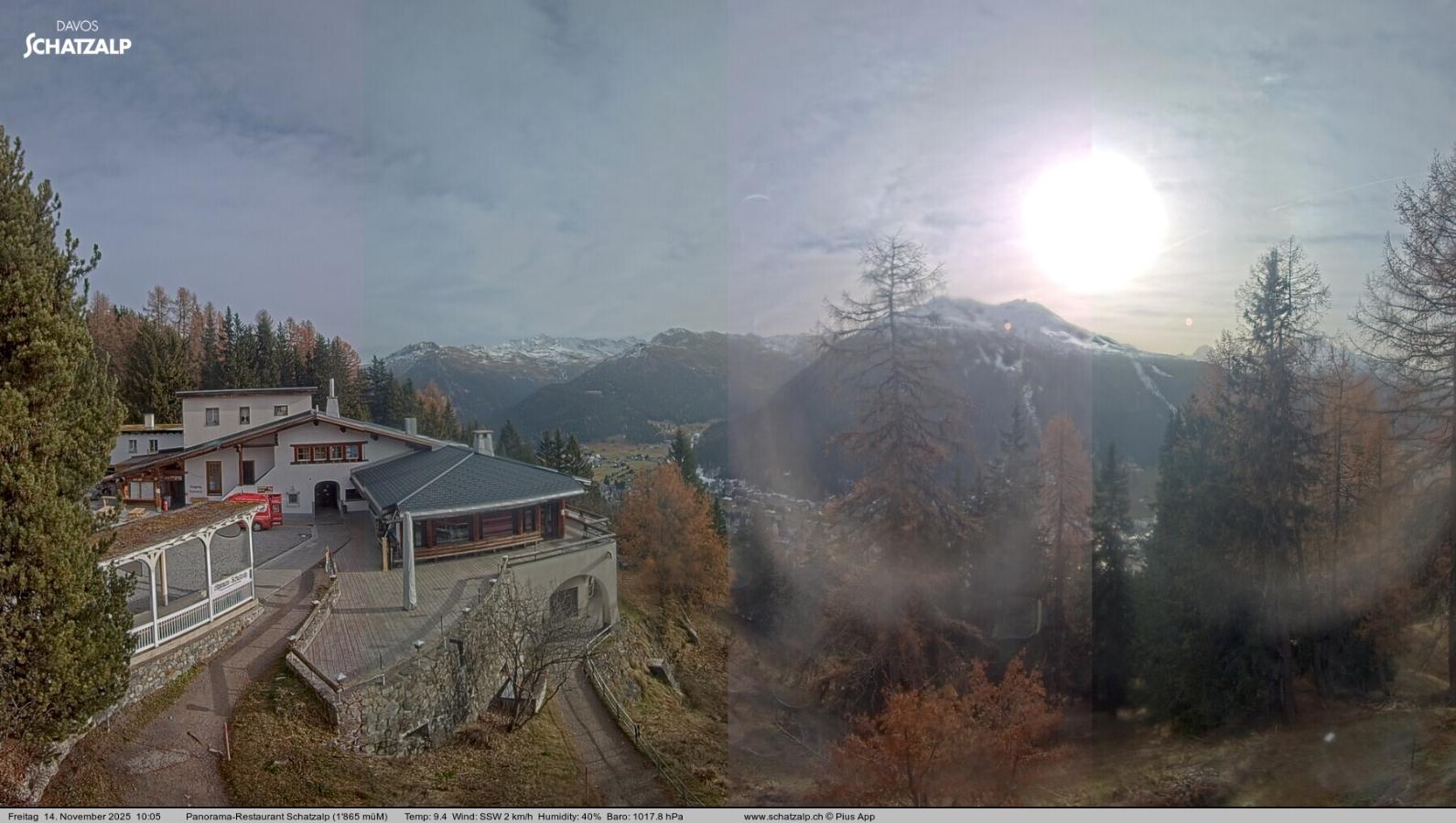 Webcam Davos Jakobshorn: Jschalp Richtung Schatzalp
