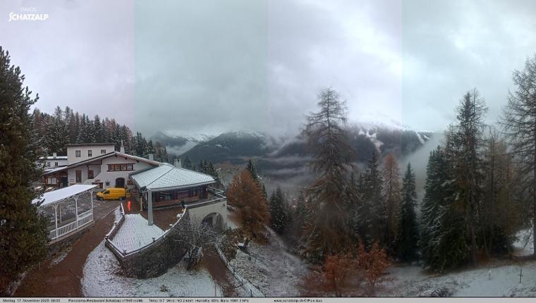 Webcam Davos Jakobshorn: Jschalp Richtung Schatzalp