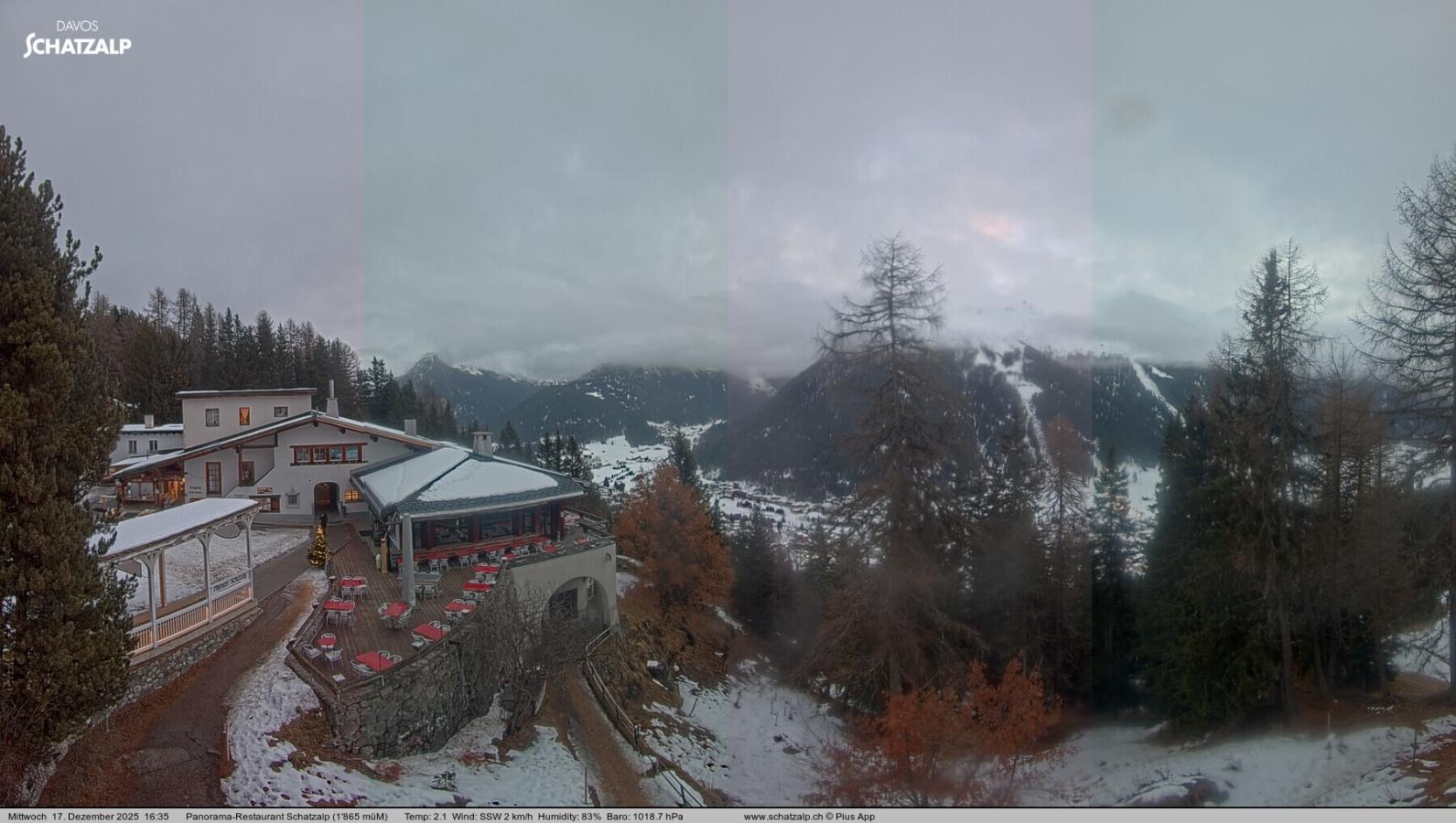 Webcam Davos Jakobshorn: Jschalp Richtung Schatzalp