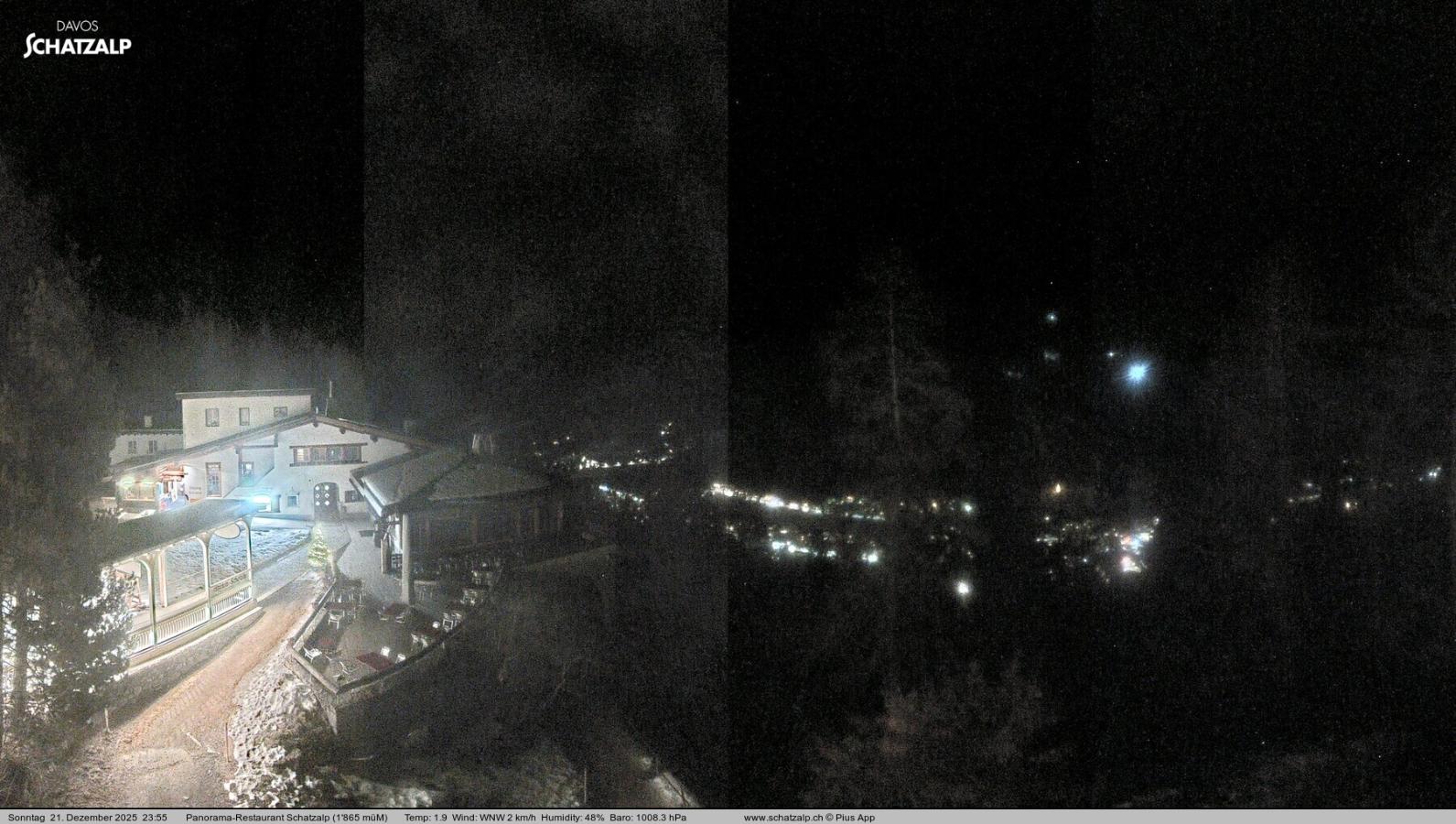 Webcam Davos Jakobshorn: Jschalp Richtung Schatzalp