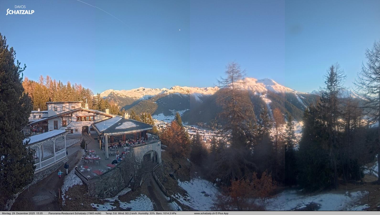 Webcam Davos Jakobshorn: Jschalp Richtung Schatzalp