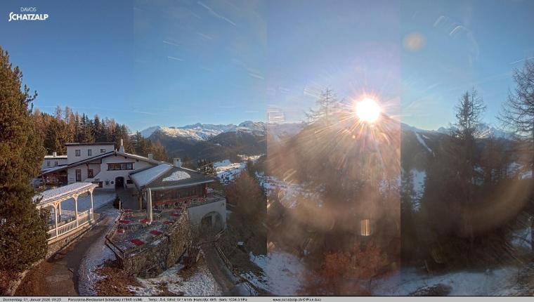 Webcam Davos Jakobshorn: Jschalp Richtung Schatzalp