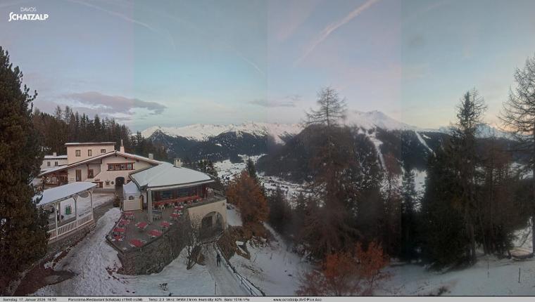 Webcam Davos Jakobshorn: Jschalp Richtung Schatzalp
