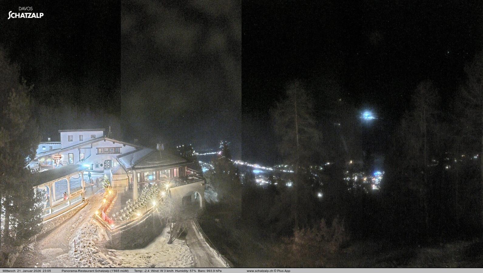 Webcam Davos Jakobshorn: Jschalp Richtung Schatzalp