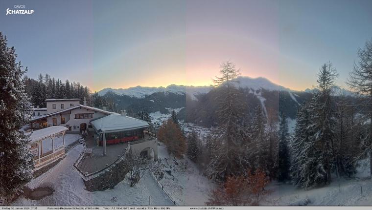 Webcam Davos Jakobshorn: Jschalp Richtung Schatzalp