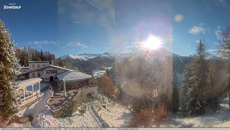 Webcam Davos Jakobshorn: Jschalp Richtung Schatzalp