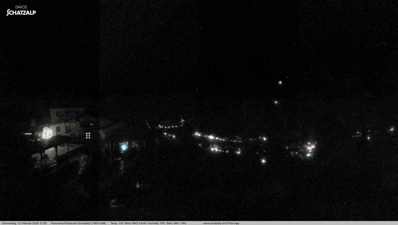 Webcam Davos Jakobshorn: Jschalp Richtung Schatzalp