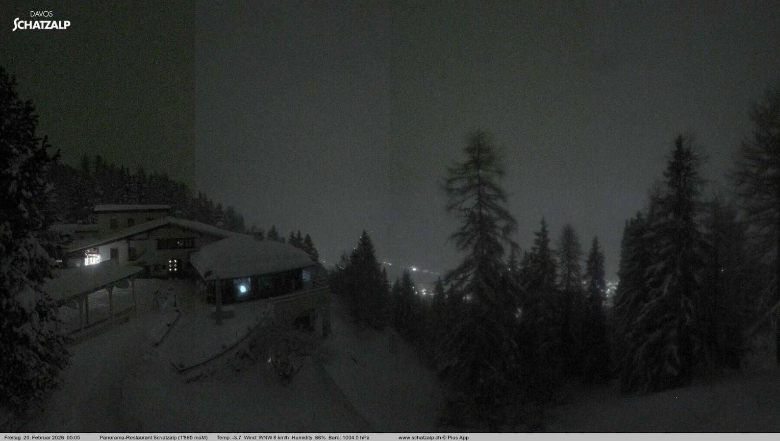 Webcam Davos Jakobshorn: Jschalp Richtung Schatzalp