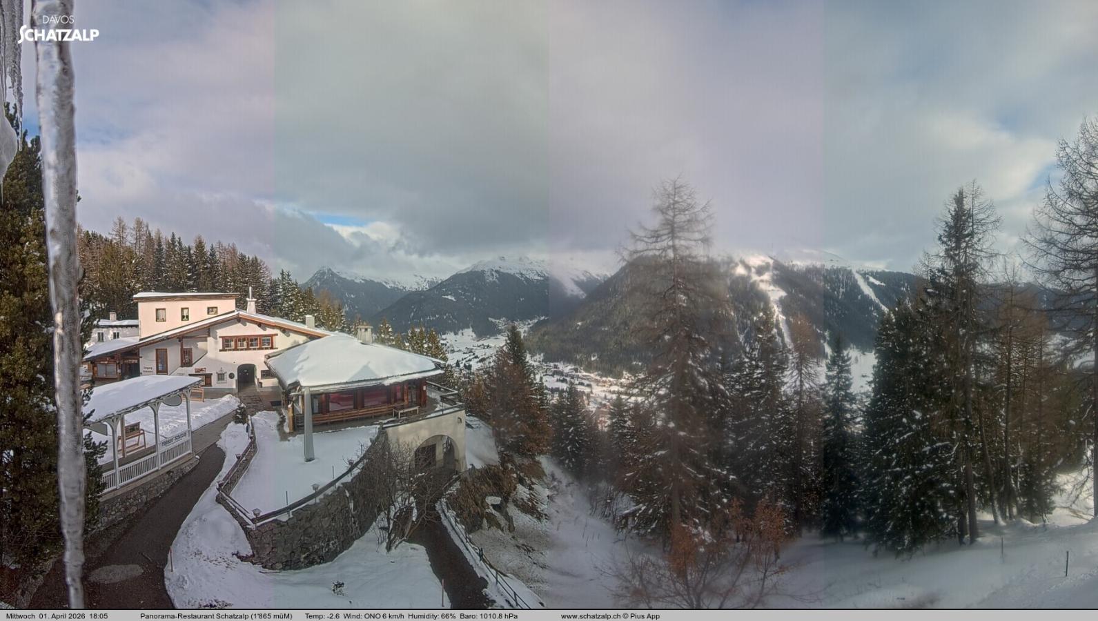 Webcam Davos Jakobshorn: Jschalp Richtung Schatzalp