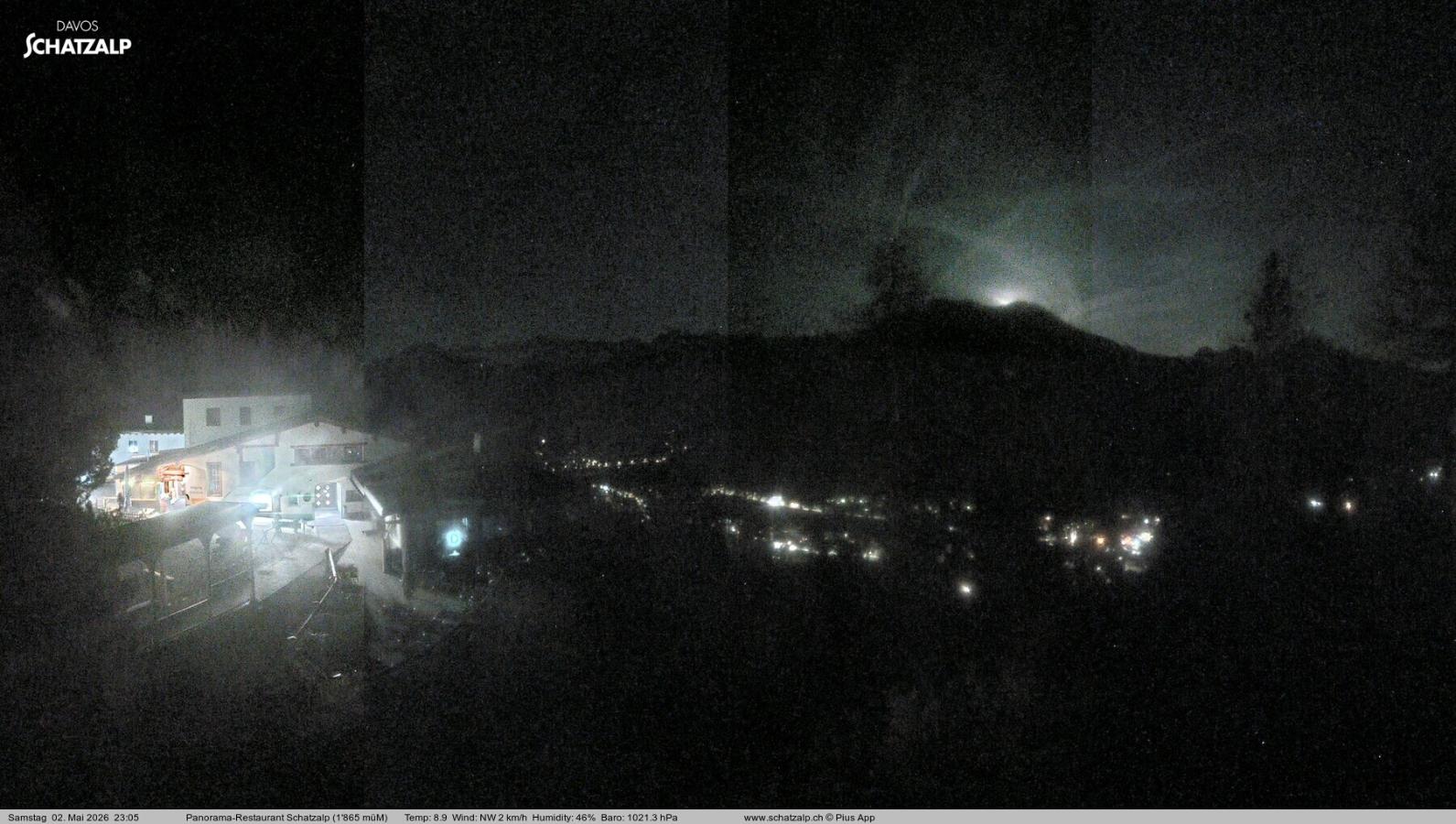 Webcam Davos Jakobshorn: Jschalp Richtung Schatzalp
