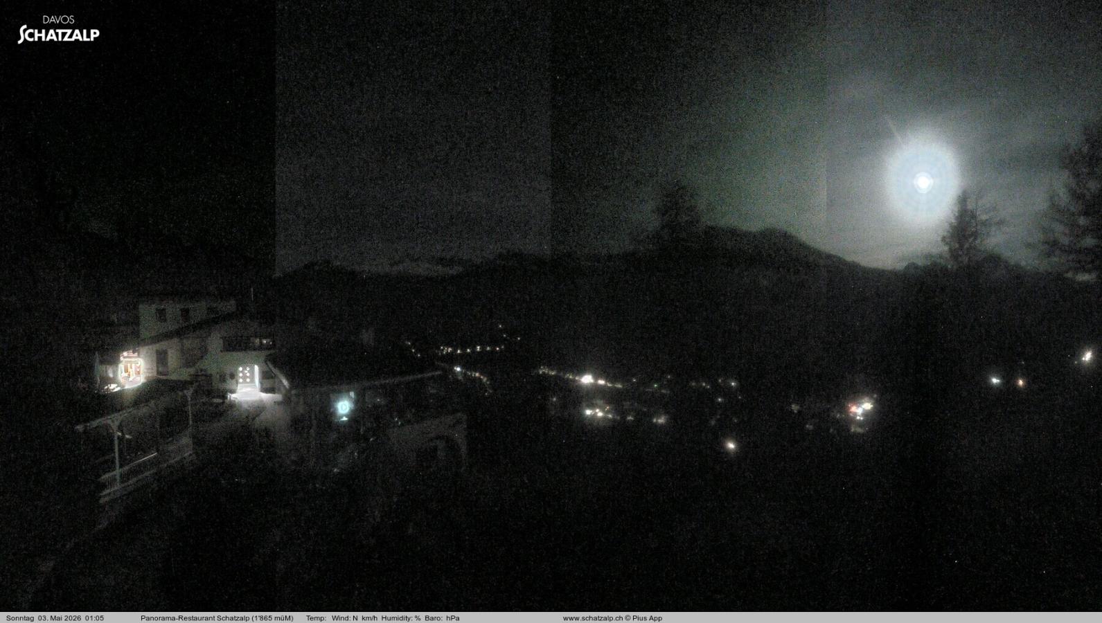Webcam Davos Jakobshorn: Jschalp Richtung Schatzalp