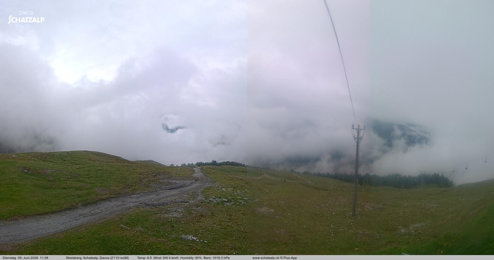 Webcam Davos Jakobshorn: Strela Berg