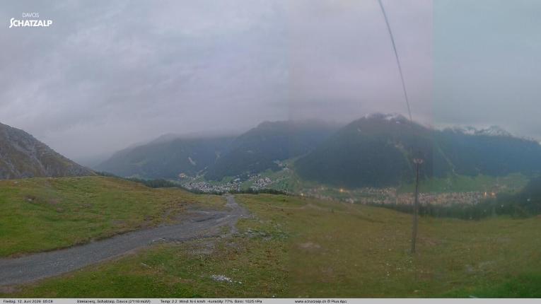 Webcam Davos Jakobshorn: Strela Berg
