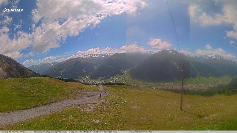 Webcam Davos Jakobshorn: Strela Berg