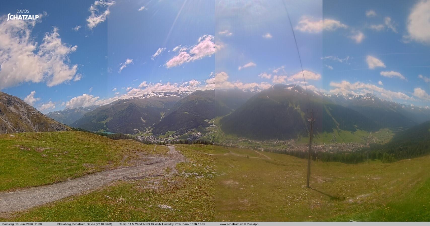 Webcam Davos Jakobshorn: Strela Berg