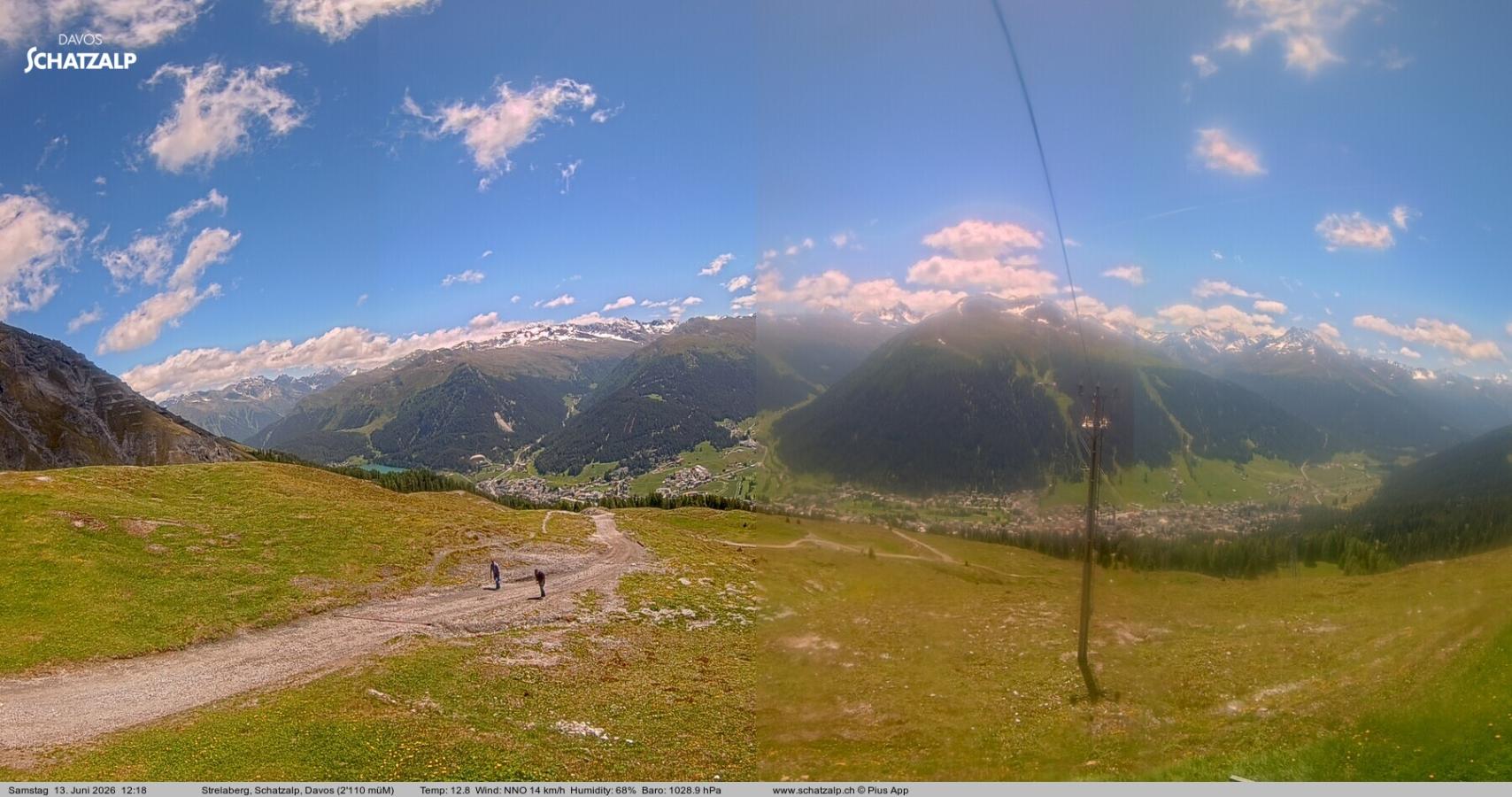 Webcam Davos Jakobshorn: Strela Berg