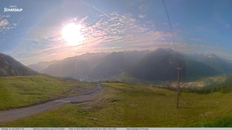 Webcam Davos Jakobshorn: Strela Berg