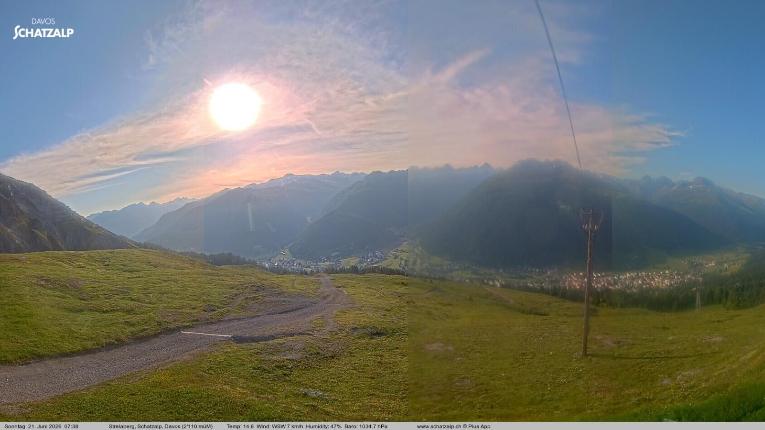 Webcam Davos Jakobshorn: Strela Berg