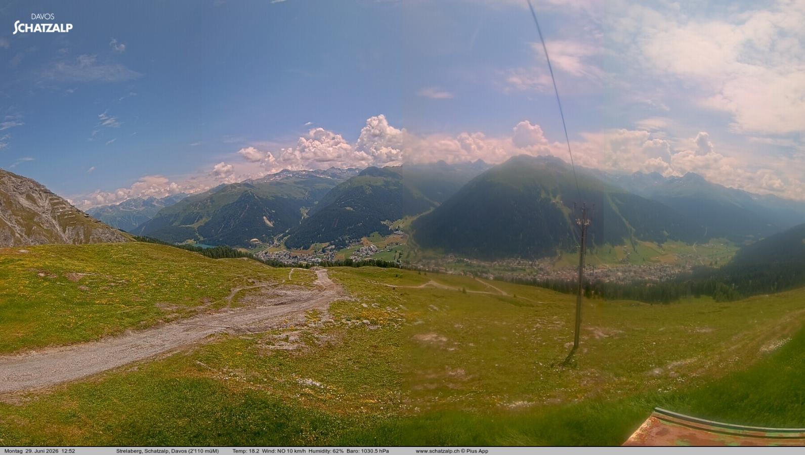 Webcam Davos Jakobshorn: Strela Berg