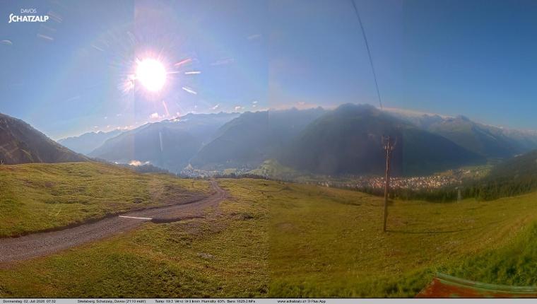 Webcam Davos Jakobshorn: Strela Berg