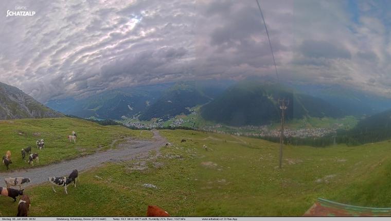 Webcam Davos Jakobshorn: Strela Berg
