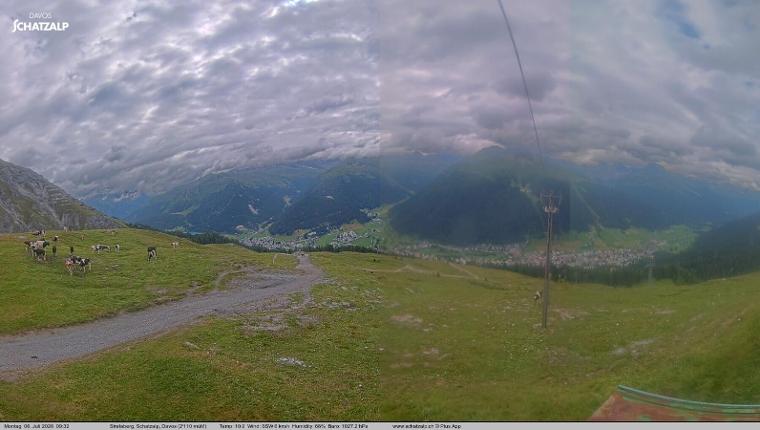 Webcam Davos Jakobshorn: Strela Berg