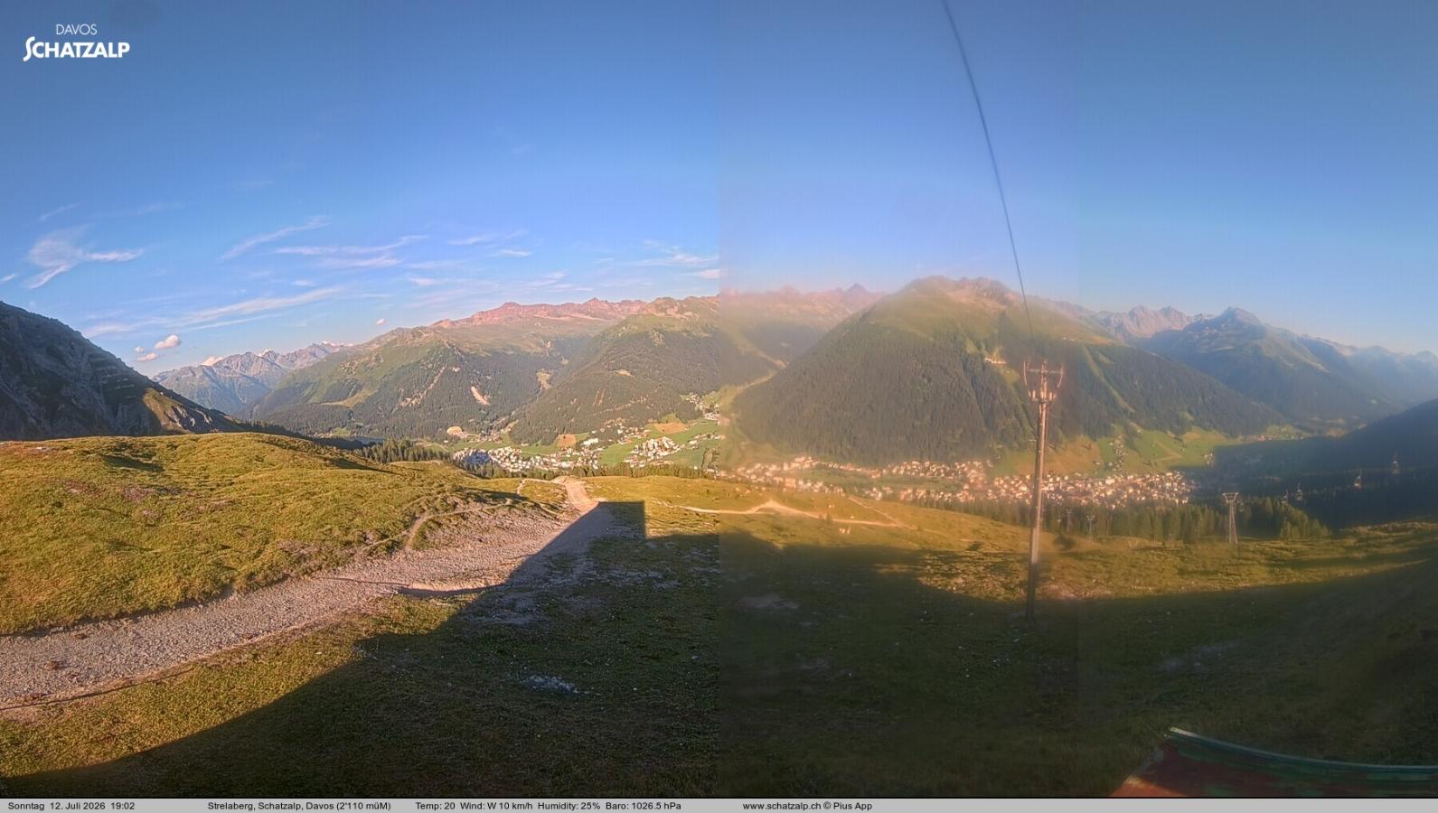 Webcam Davos Jakobshorn: Strela Berg