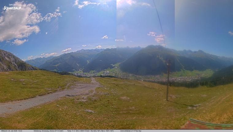 Webcam Davos Jakobshorn: Strela Berg
