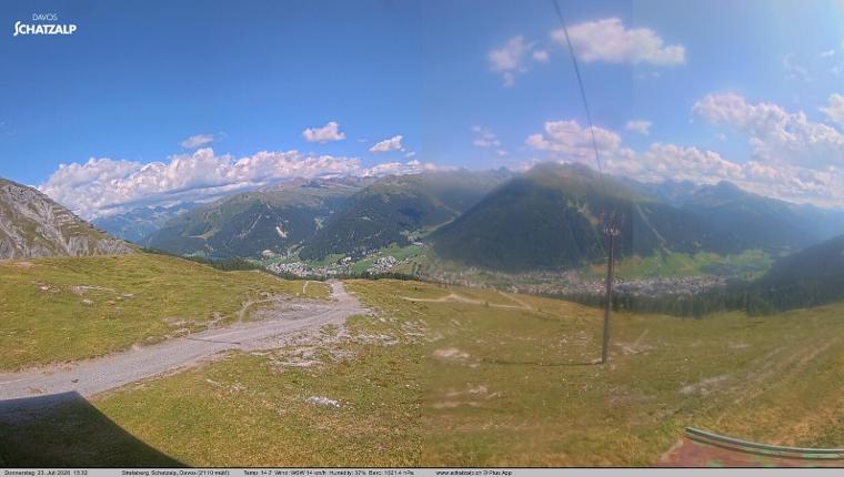 Webcam Davos Jakobshorn: Strela Berg