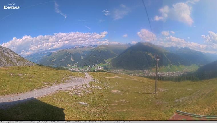 Webcam Davos Jakobshorn: Strela Berg