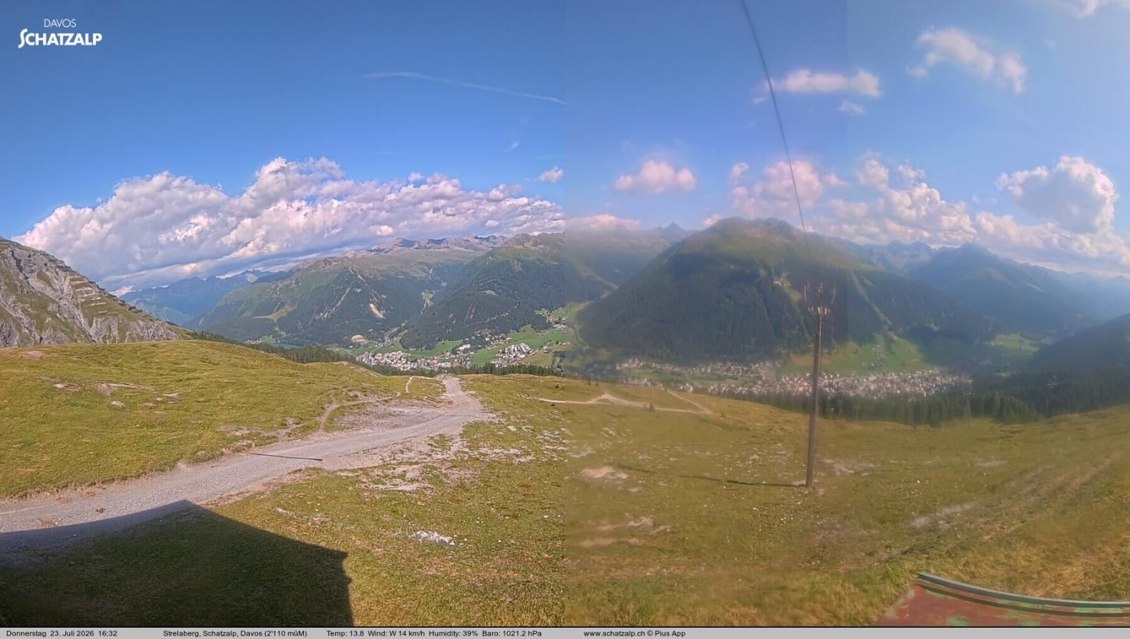 Webcam Davos Jakobshorn: Strela Berg