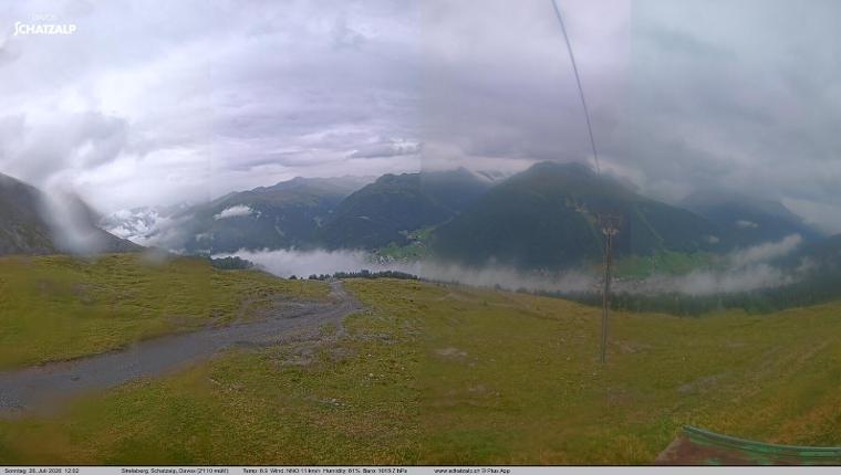 Webcam Davos Jakobshorn: Strela Berg