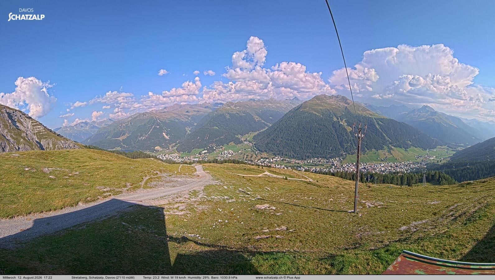 Webcam Davos Jakobshorn: Strela Berg
