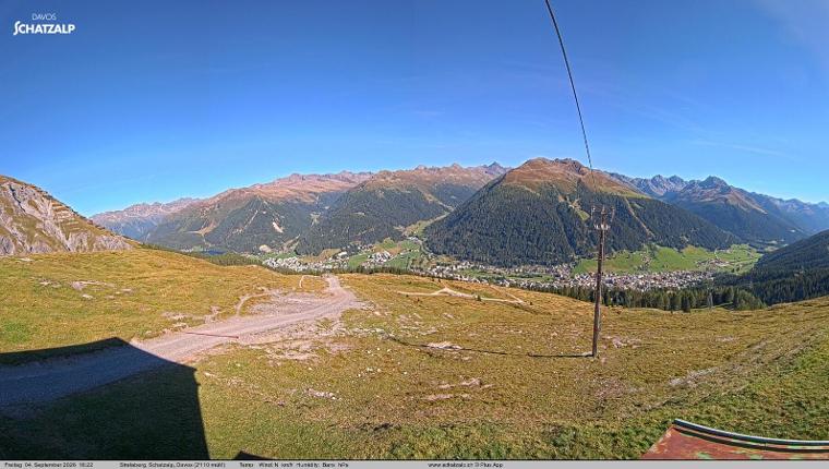 Webcam Davos Jakobshorn: Strela Berg