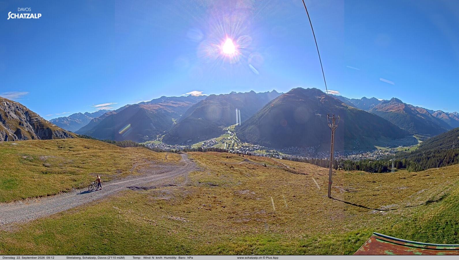 Webcam Davos Jakobshorn: Strela Berg