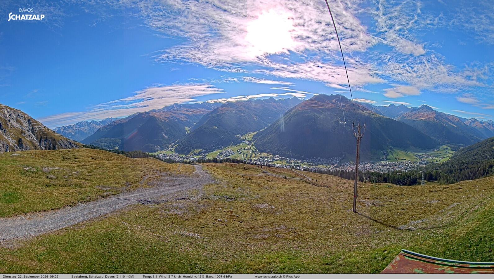 Webcam Davos Jakobshorn: Strela Berg