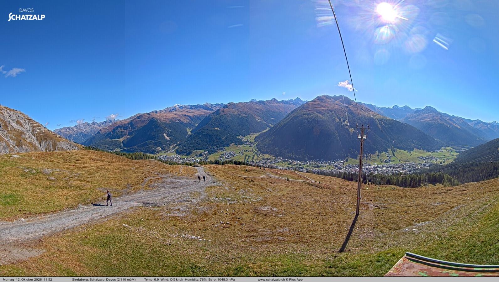 Webcam Davos Jakobshorn: Strela Berg
