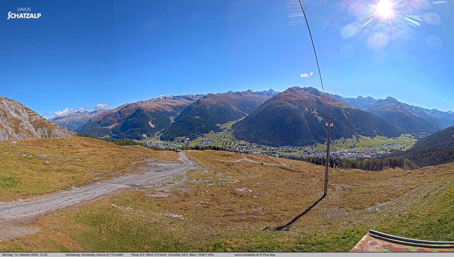 Webcam Davos Jakobshorn: Strela Berg