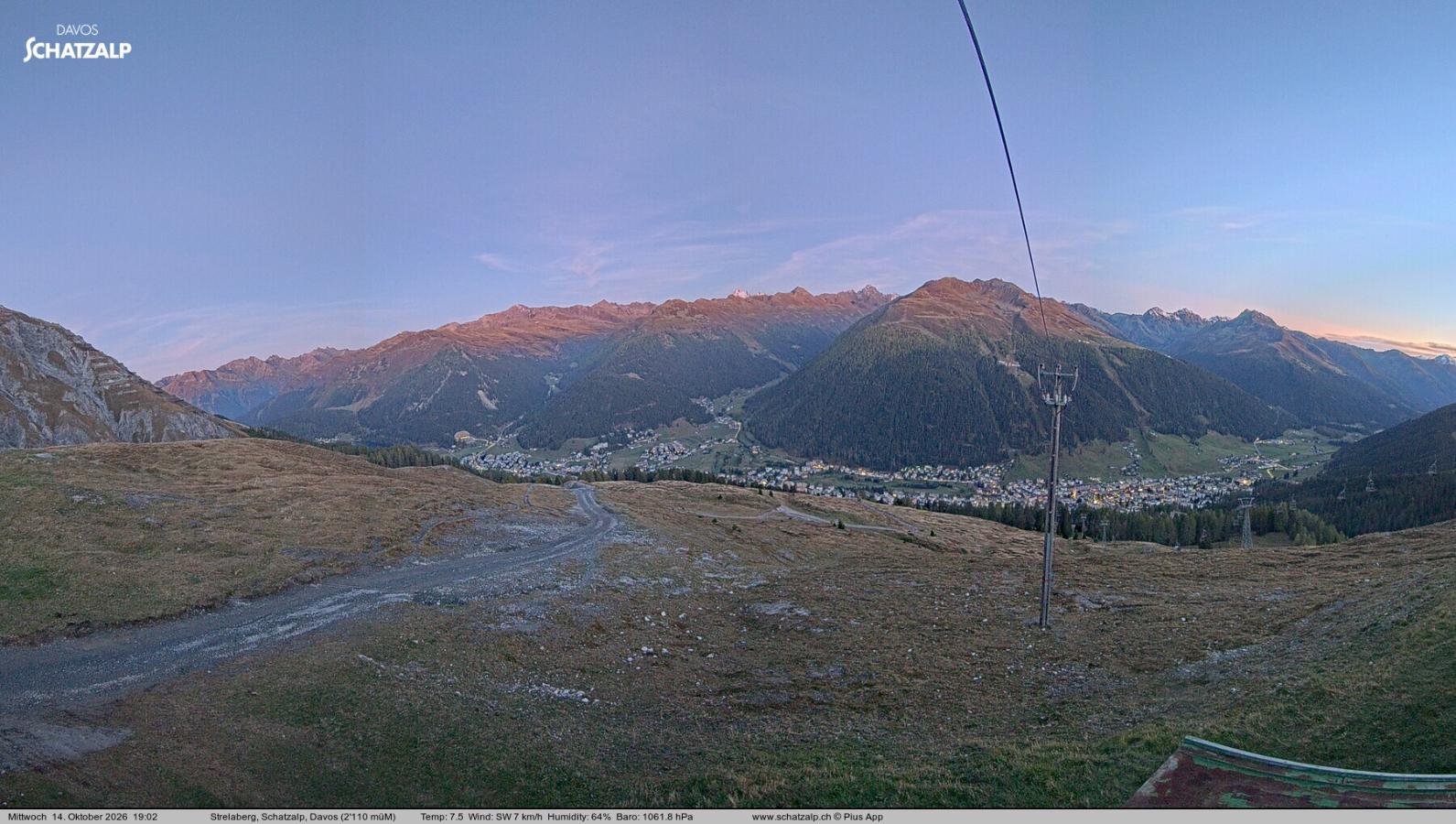 Webcam Davos Jakobshorn: Strela Berg