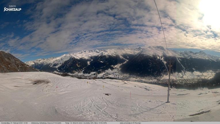 Webcam Davos Jakobshorn: Strela Berg