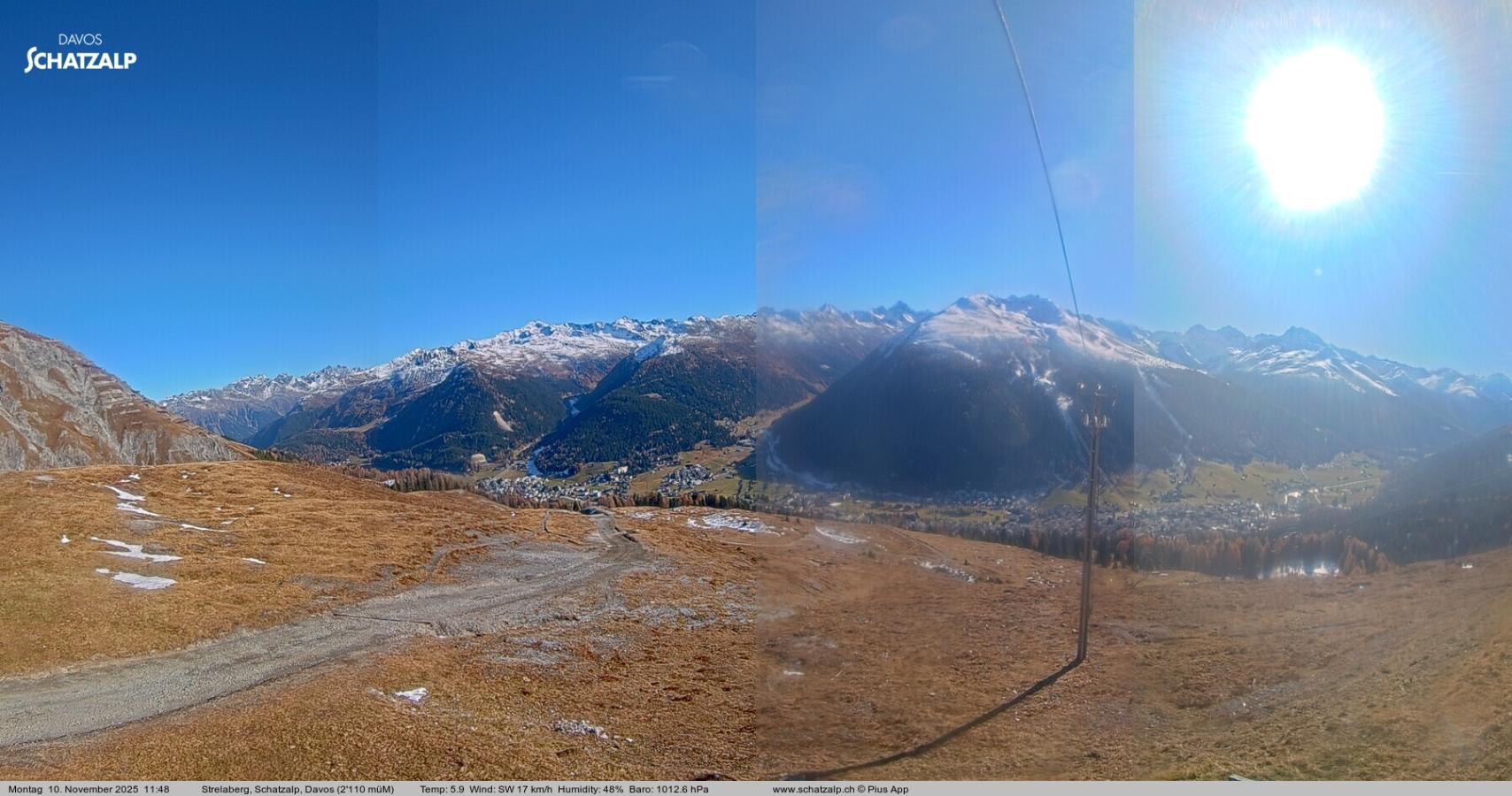 Webcam Davos Jakobshorn: Strela Berg