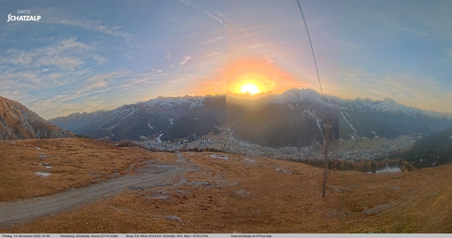 Webcam Davos Jakobshorn: Strela Berg