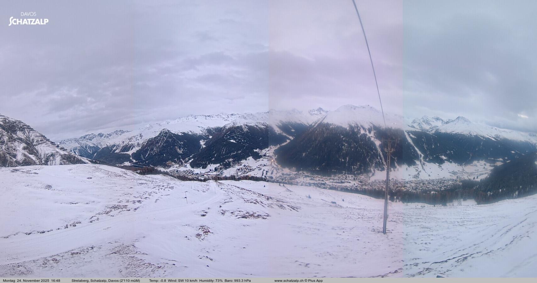 Webcam Davos Jakobshorn: Strela Berg