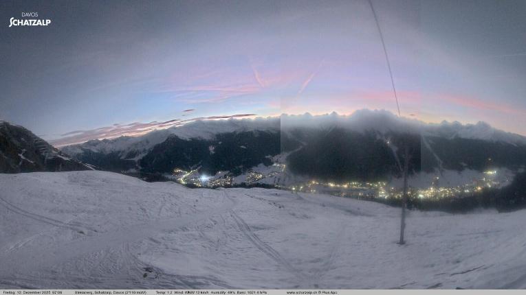 Webcam Davos Jakobshorn: Strela Berg