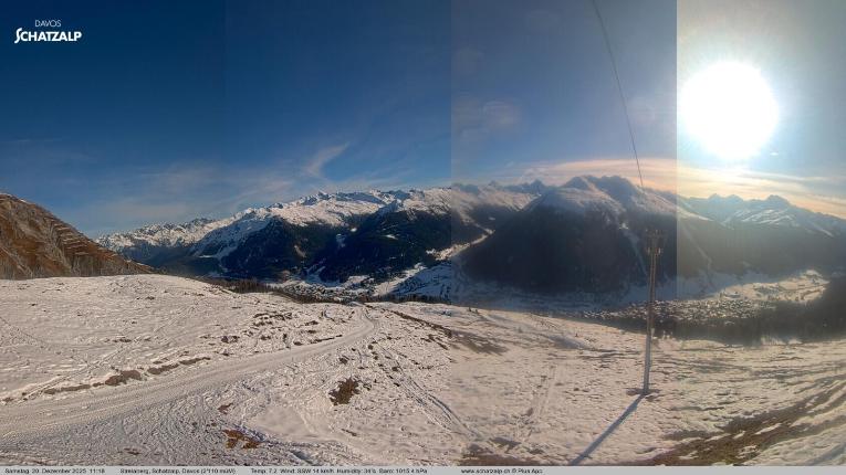 Webcam Davos Jakobshorn: Strela Berg