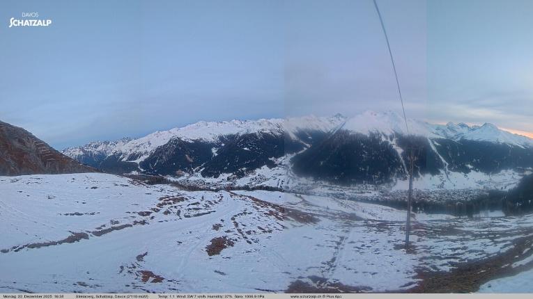 Webcam Davos Jakobshorn: Strela Berg